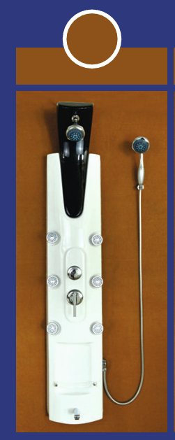 Aquafeel NX 002 Premium Acrylic Shower Panel with Body Massage Jets