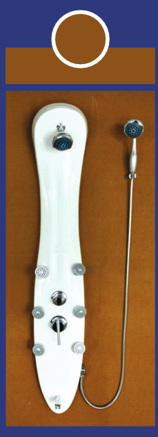 Aquafeel NX 004 PMMA Acrylic Shower Panel with Massage System