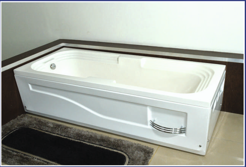 Aquafeel Luxury Free Standing Bath Tub with Dual Head Rest