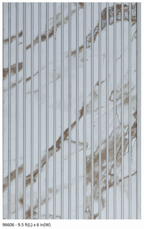 Bombay Louver Design 96606 - 9.5ft x 6in Panel