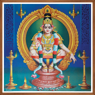 Divine Lord Vishnu Preserver Hindu Deity Art Print