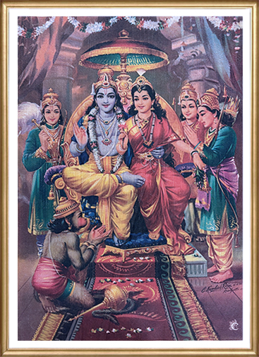 Divine Hindu Assembly Sacred Art Print